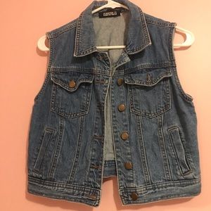 Denim vest